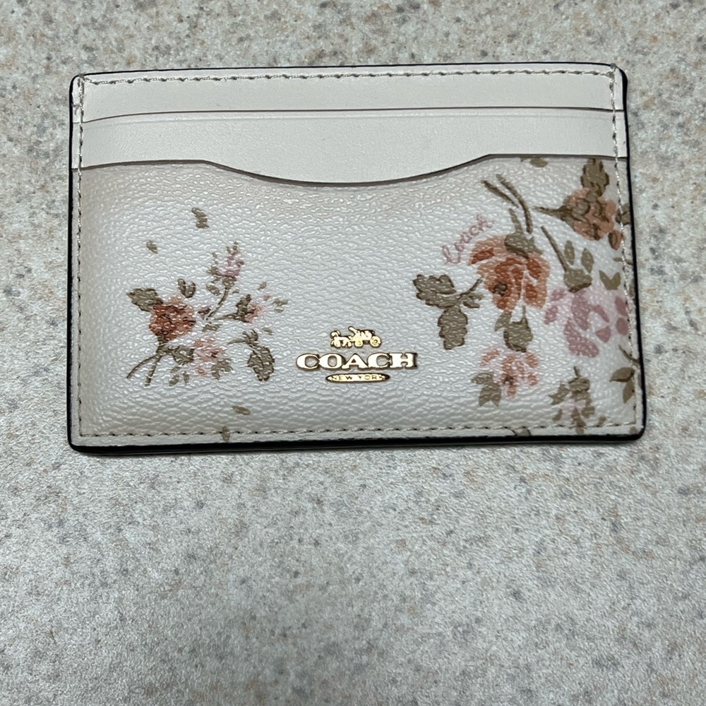 Coach card holder